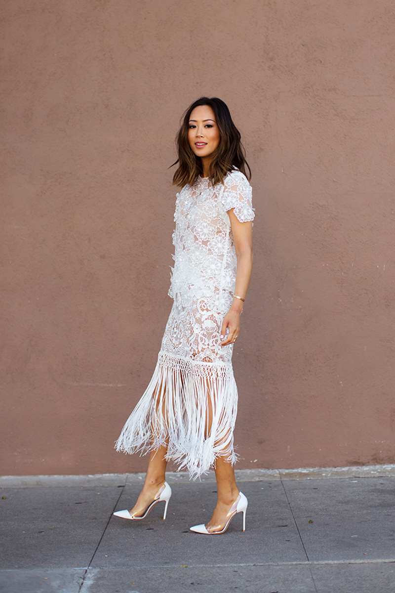 How to Wear a White Lace Dress - Crossroads