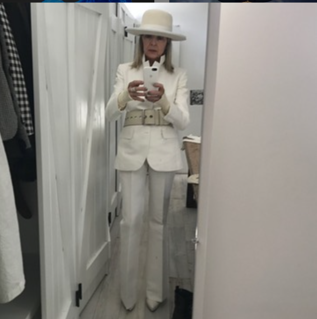 Diane Keaton image from her Instagram.