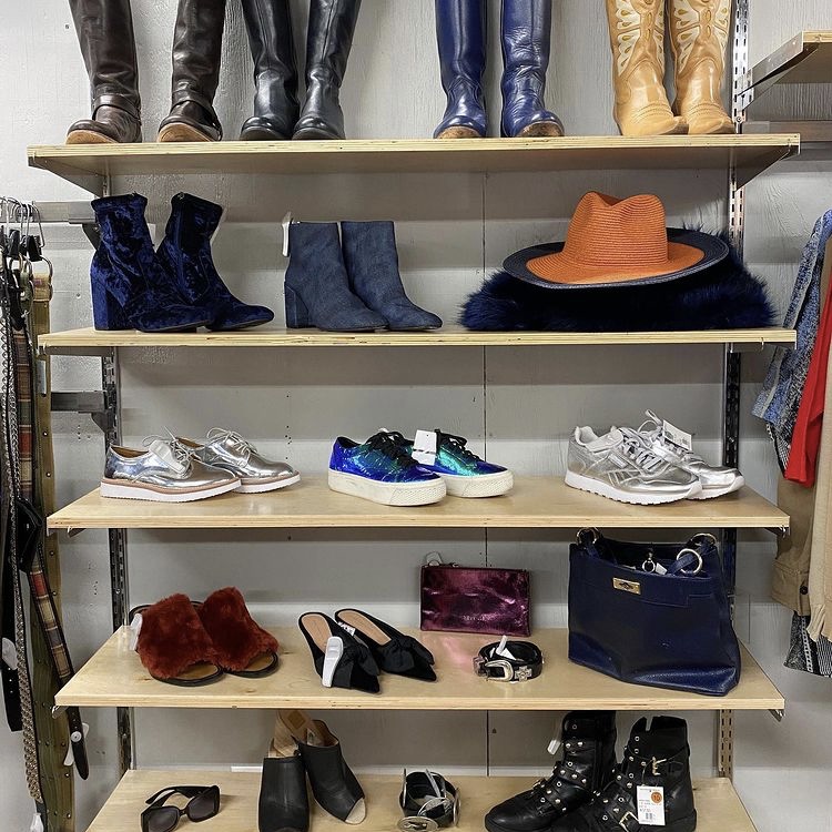 Shelf of Fashion Accessories