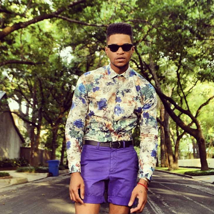 photo of man in floral button-up shirt
