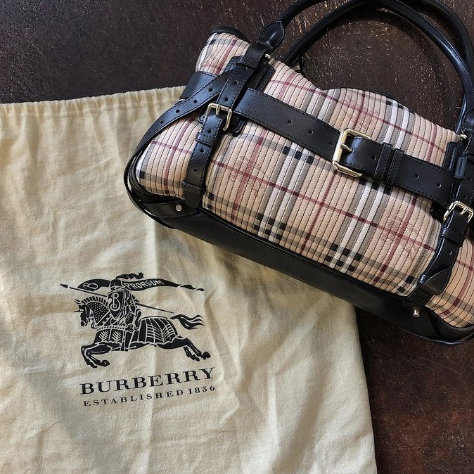 photo of burberry handbag