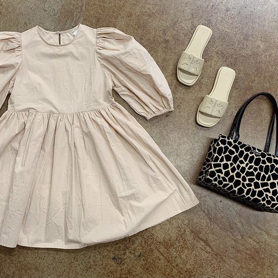 photo of baby doll dress with slides
