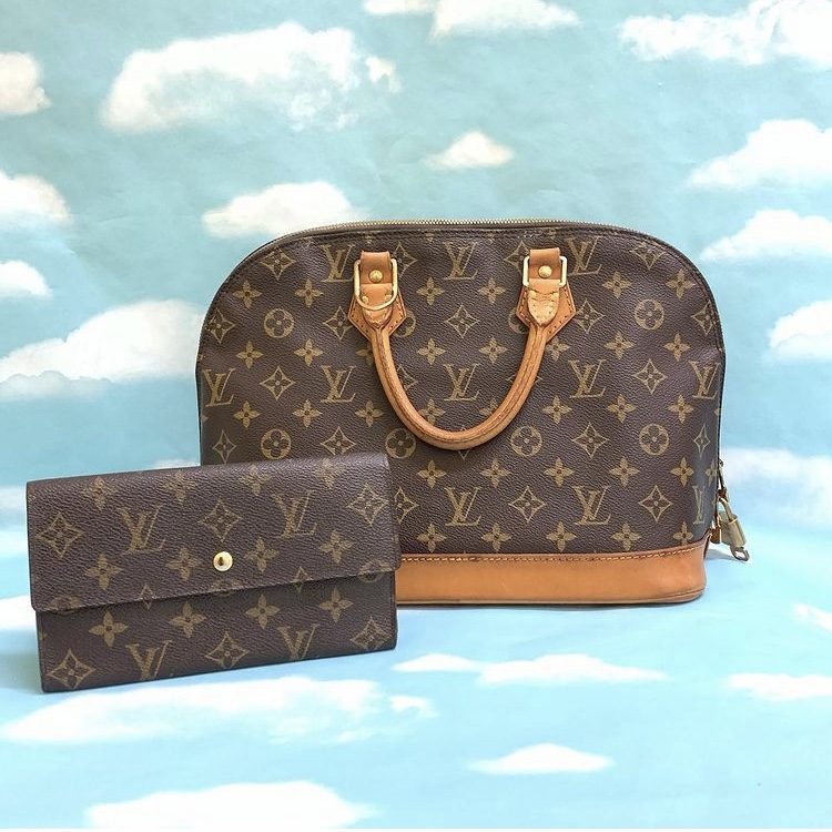 photo of Louis Vuitton handbag and wallet