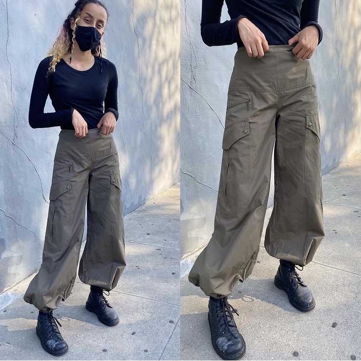 photo of person in utility pants