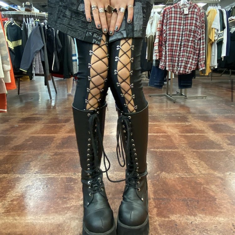 photo of lace-up boots