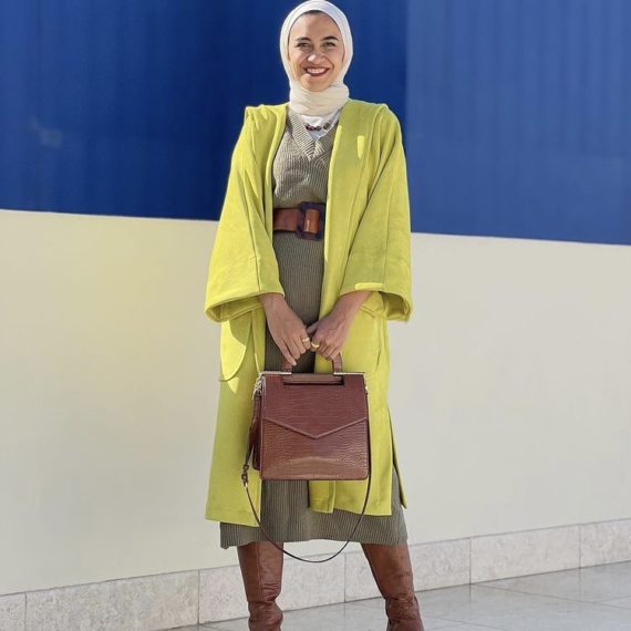 A Long Knit Dress Will Get You Through Winter Crossroads