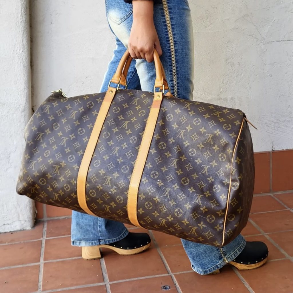 photo of Louis Vuitton duffel
