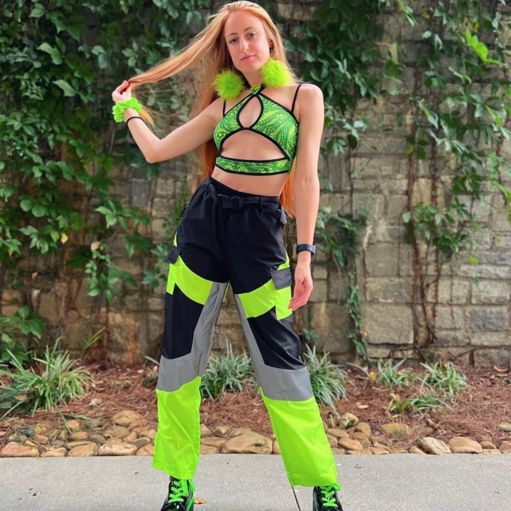 photo of person in ravewear