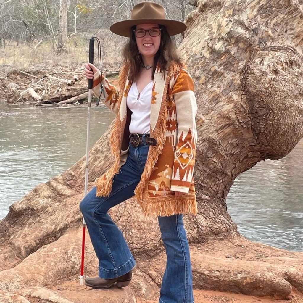 photo of person dressed in western style