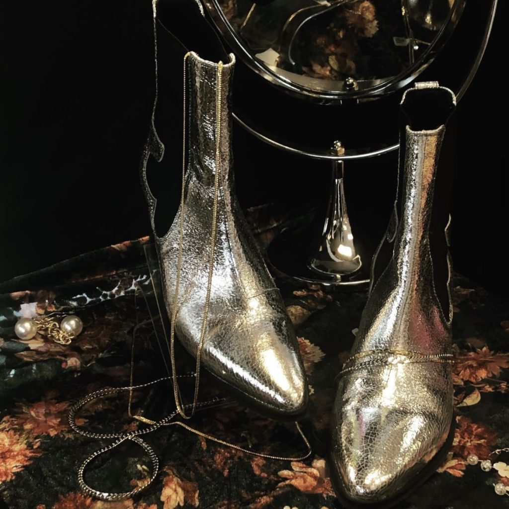 photo of shiny boots