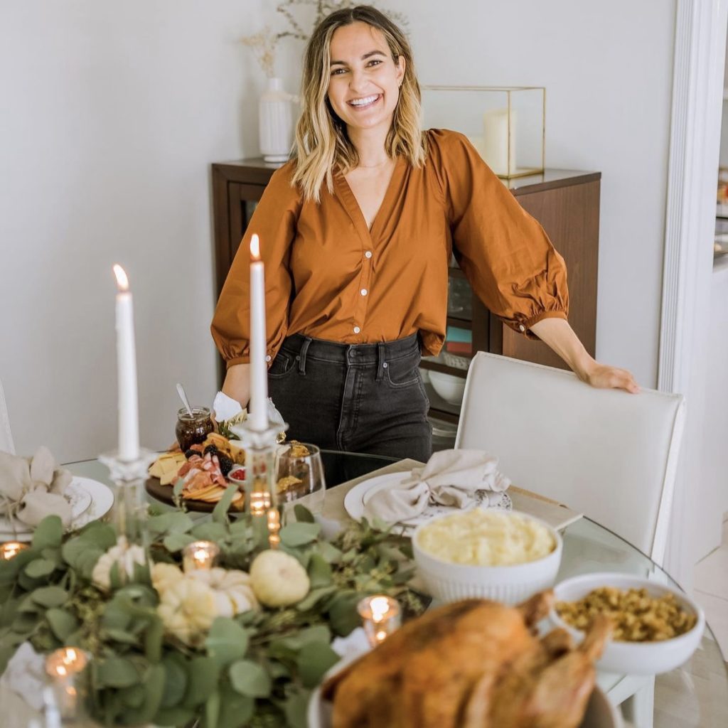 photo of person in Thanksgiving outfit