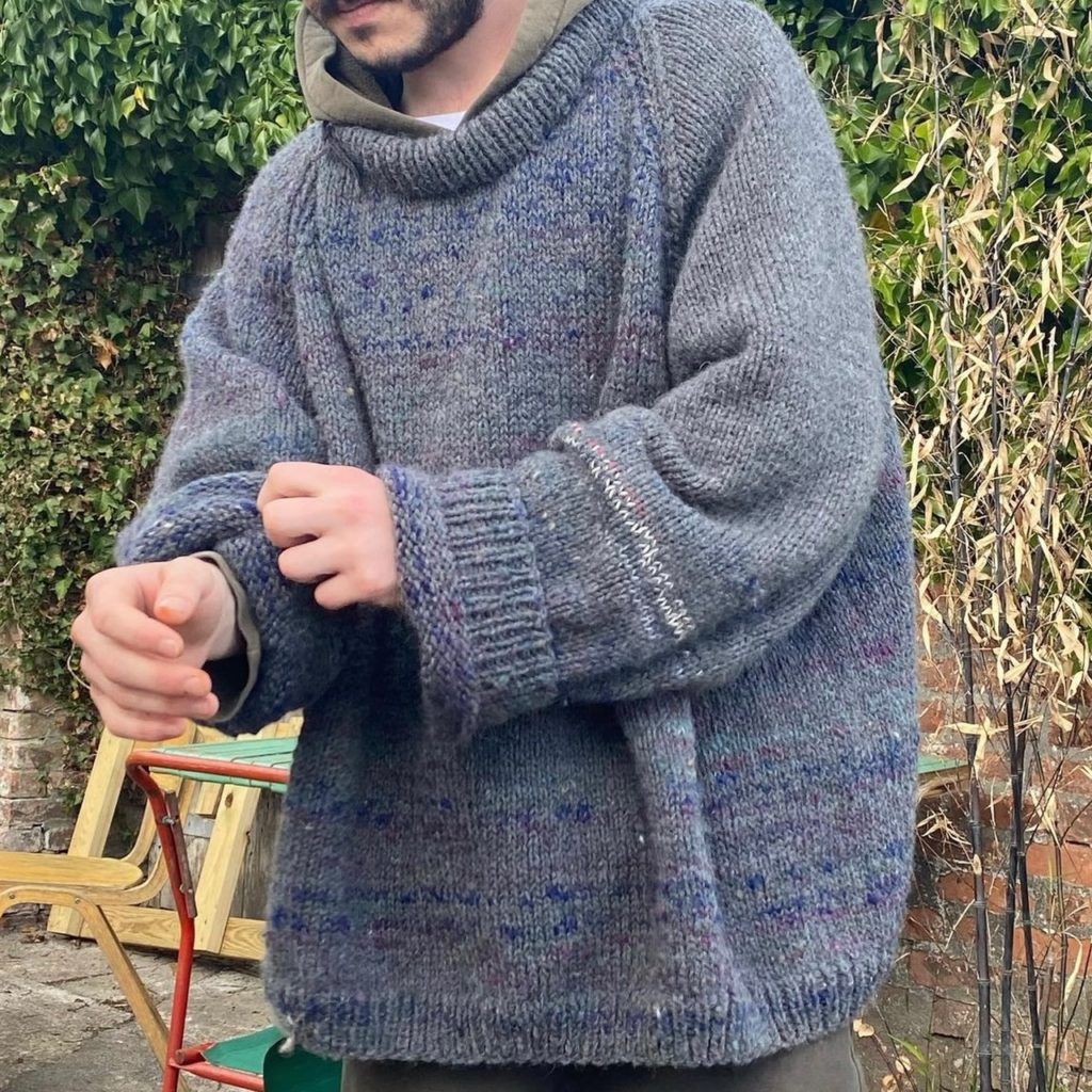photo of slouchy sweater