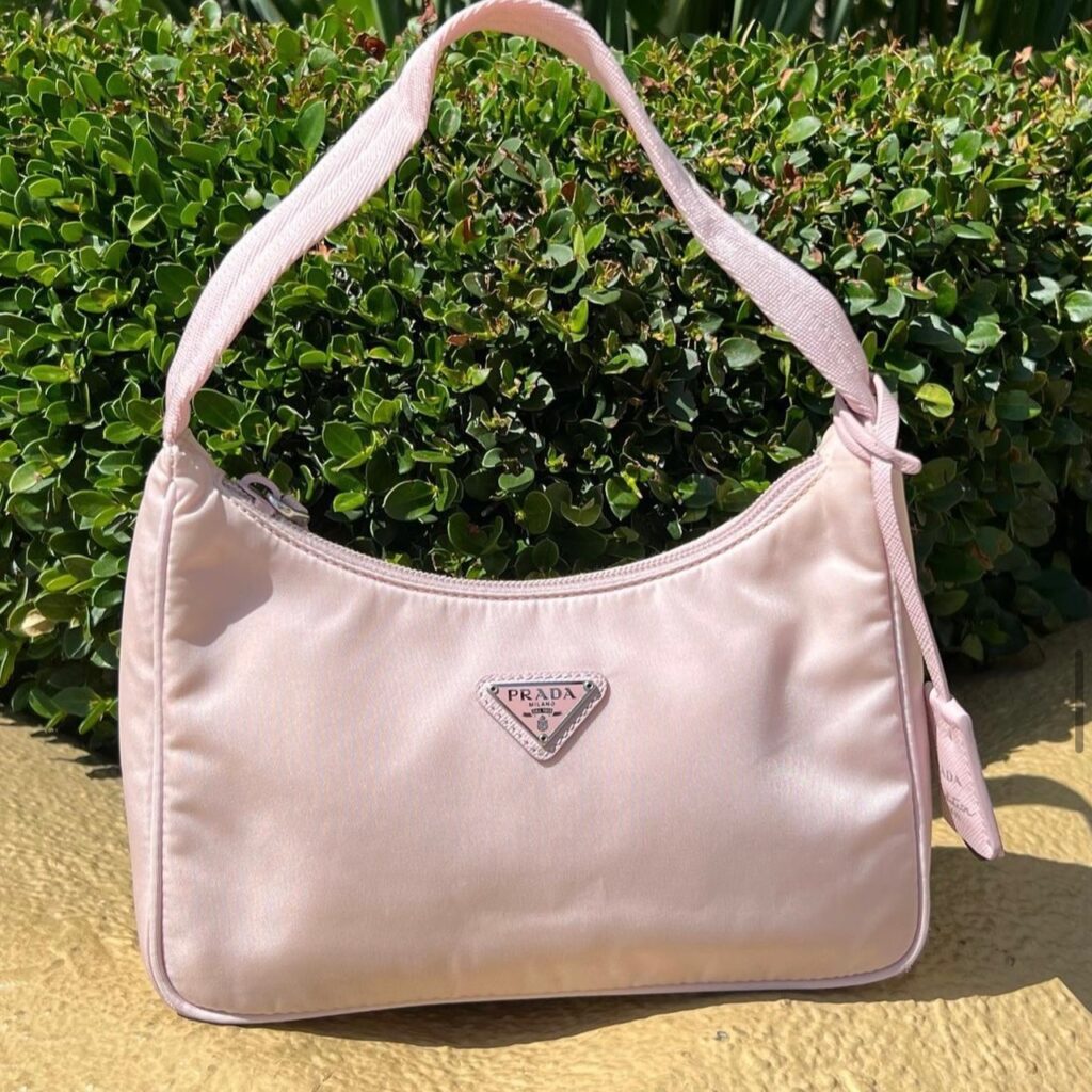 photo of Prada handbag found while secondhand shopping
