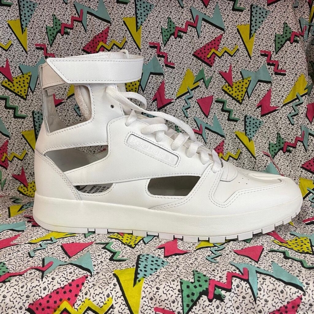 photo of thrifted fashion example, a Reebok sneaker
