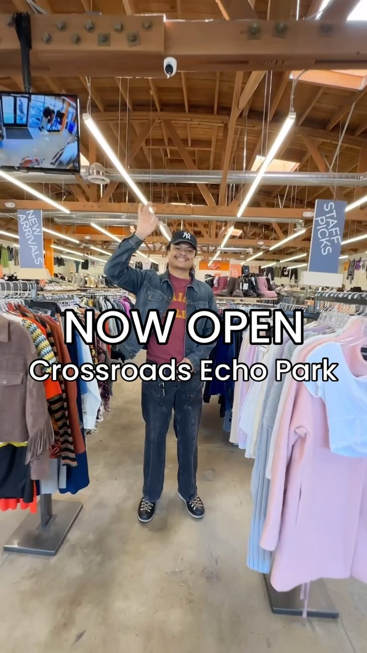 Los Angeles, have you visited our new Echo Park location yet? It’s our newest (and largest!) location. The unique merchandise at this store reflects the liveliness and eclectic character of the Echo Park neighborhood. 🧡✨

Swing by to sell your gently used fashion pieces and discover new-to-you styles at unbeatable prices. Join us in refreshing your wardrobe sustainably! 🫶

Address:
1316 Echo Park Ave
Los Angeles, CA 90026

Store Hours:
Mon-Sat 11-8
Sun 11-7 

#crossroadstrading #crossroadsfinds #crossroadsstore #fashionfinds #buyselltrade #style #thriftfinds #consignment #shopping #womensfashion #mensfashion #fashionblogger #ootd #fashion #thrift #sustainablefashion #secondhandfirst #shopthrift #consignment #thrifted