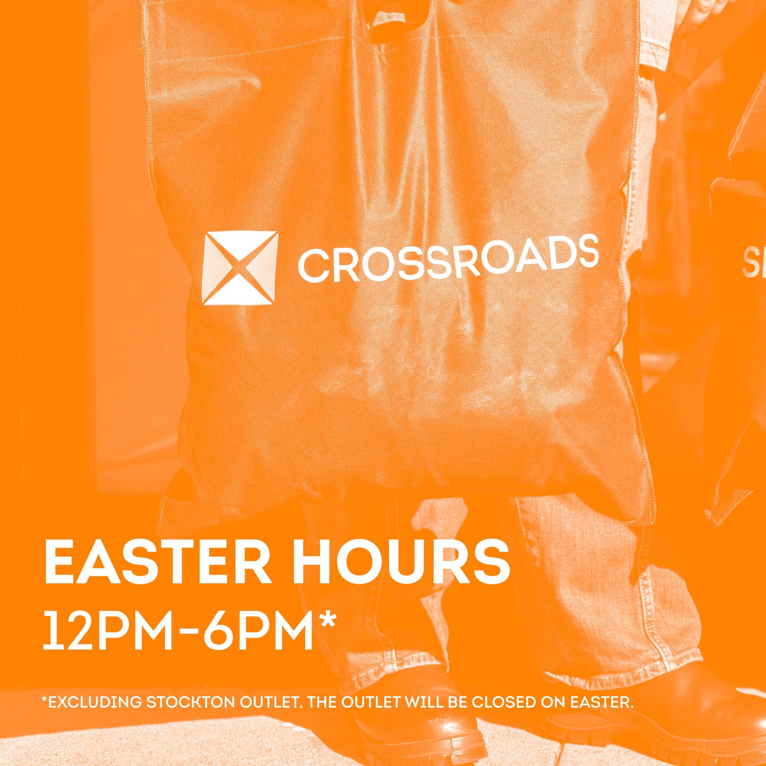 EASTER HOURS - Sunday 3/31

Stores will be open from 12pm-6pm.* 

*Excluding our outlet in Stockton, CA. The Outlet will be closed on Easter. 

#crossroadstrading #crossroadsfinds #crossroadsstore #fashionfinds #buyselltrade #style #thriftfinds #consignment #shopping #womensfashion #mensfashion #fashionblogger #ootd #fashion #thrift #sustainablefashion #secondhandfirst #shopthrift #consignment #thrifted