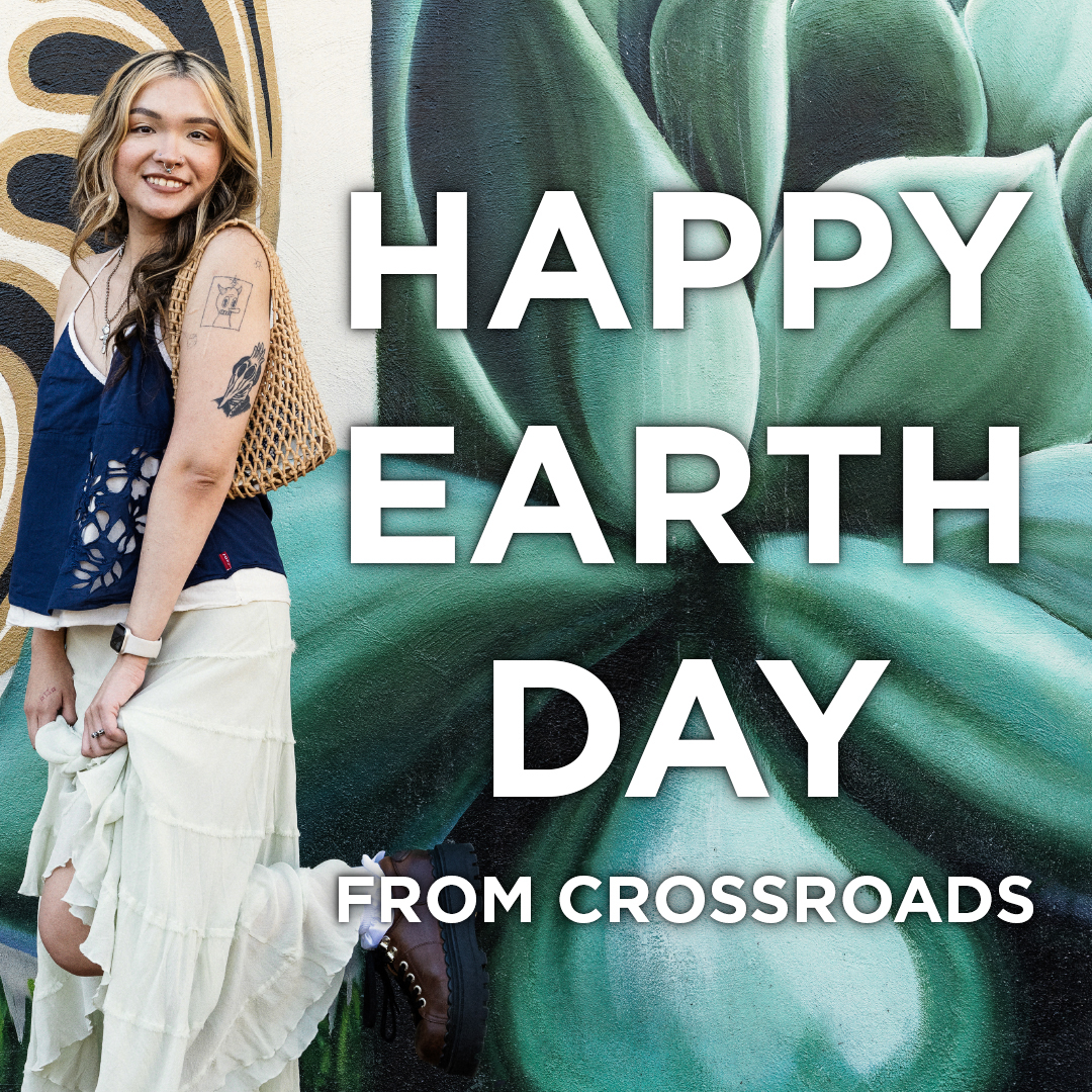 Saving the Earth is always in fashion!🌎💚

We’re grateful for people like you who’ve embraced the secondhand & resale fashion movement. As Crossroads sellers & shoppers, you’re reducing your carbon footprint by keeping clothes out of landfills & purchasing clothes that have been sourced locally from the public. Happy Earth Day from Crossroads!