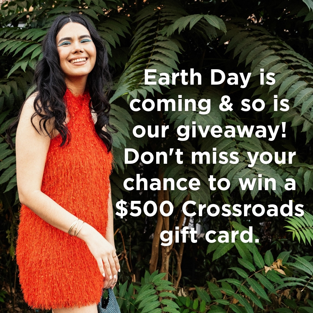 Love the planet by shopping sustainably and secondhand. To celebrate Earth Day, we’re giving away a $500 Crossroads gift card. Check your inbox for an email from Crossroads on 4/20 to learn more. 🌎🧡

Not on our email list? Subscribe by clicking the link in our bio! Fill out the form and you'll be all set. 💌 

#earthday #giveaway #crossroadstrading #crossroadsfinds #crossroadsstore #fashionfinds #buyselltrade #style #thriftfinds #consignment #shopping #womensfashion #mensfashion #fashionblogger #ootd #fashion #thrift #sustainablefashion #secondhandfirst #shopthrift #consignment #thrifted