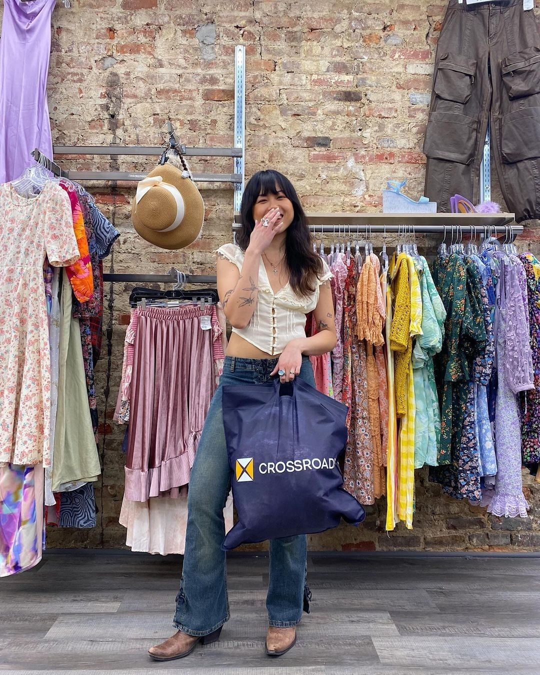 There is no better feeling than leaving Crossroads with a full bag. 🛍✨

Want to pay little to nothing for your #CrossroadsFinds? Sell with us an opt for 50% in Trade. Trade credit can be used at any Crossroads location to cover the cost of new-to-you finds. Click the link in our bio to learn more about Selling. 🧡

📸: Crossroads East Village @crossroads_newyork 

#crossroadstrading #crossroadsfinds #crossroadsstore #fashionfinds #buyselltrade #style #thriftfinds #consignment #shopping #womensfashion #mensfashion #fashionblogger #ootd #fashion #thrift #sustainablefashion #secondhandfirst #shopthrift #consignment #thrifted