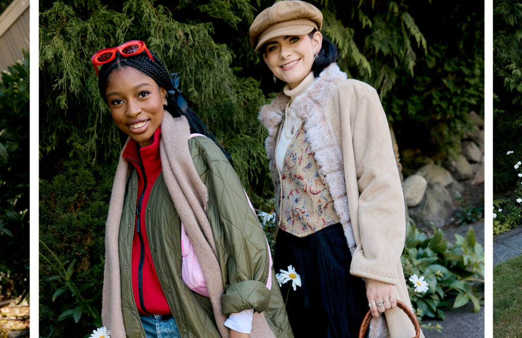 Tonoya and Renee smiling for the camera