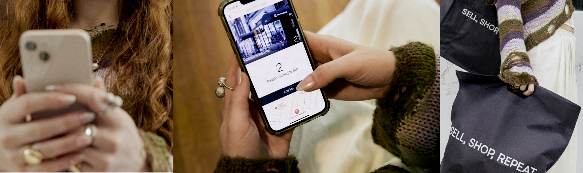 person using waitlist app