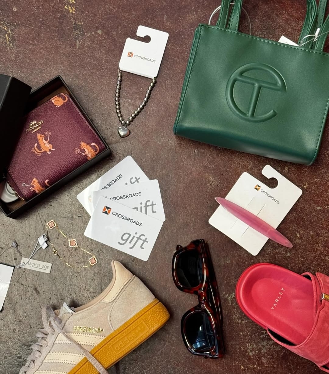 Looking for a grad gift for your loved one? Give them the gift of secondhand fashion! 

Shop our wide assortment of accessories, bags, and shoes. You can also let them choose their own gift by giving them a Crossroads gift card! Order online or pick one up in store at your local Crossroads. 

📸: Crossroads Sacramento @crossroads_sacramentovalley 

#crossroadstrading #crossroadsfinds #crossroadsstore #fashionfinds #buyselltrade #style #thriftfinds #consignment #shopping #womensfashion #mensfashion #fashionblogger #ootd #fashion #thrift #sustainablefashion #secondhandfirst #shopthrift #consignment #thrifted