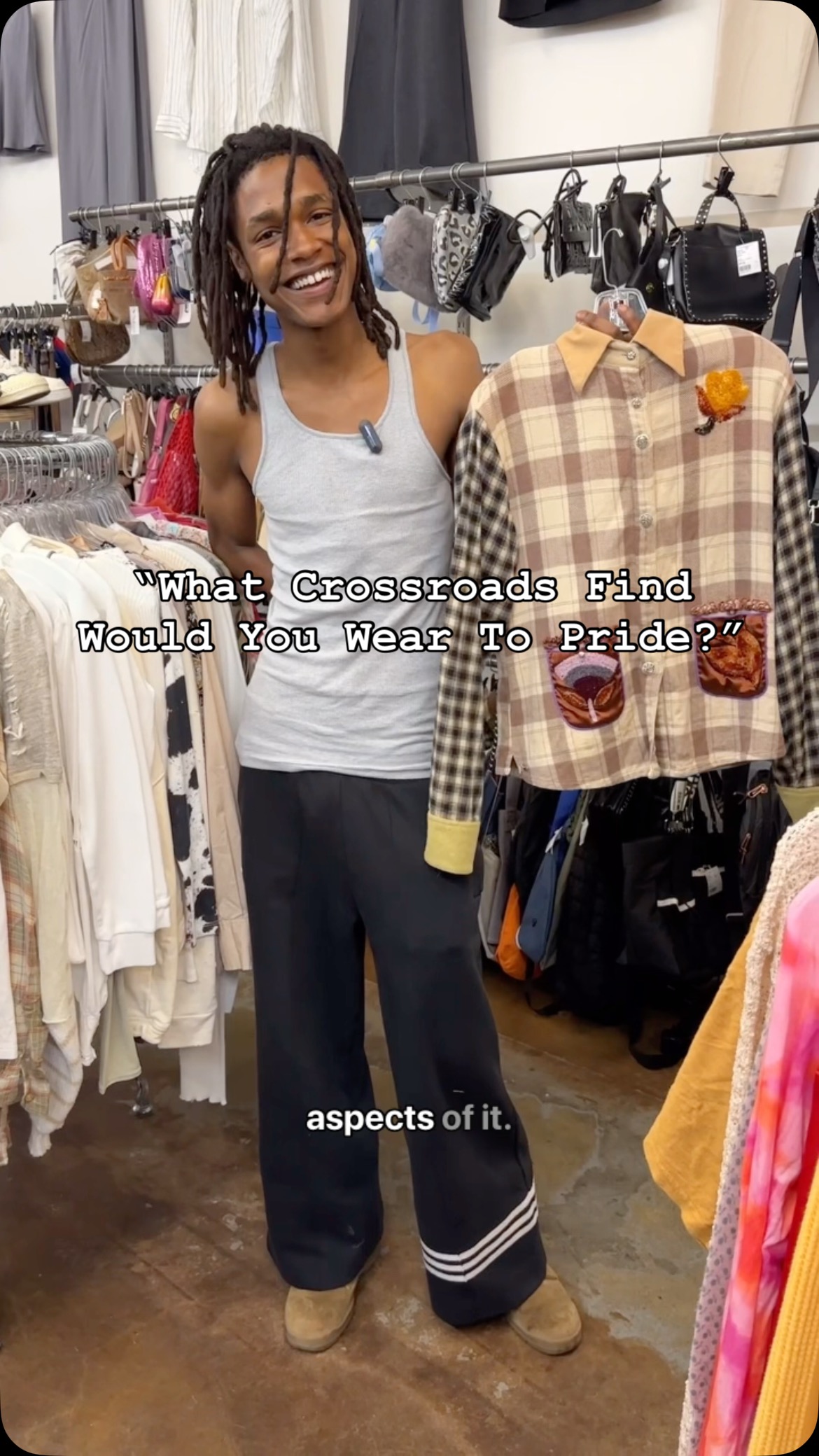 Looking for pieces to complete your Pride festivities outfits this year? Check out a few pieces our Santa Monica team would wear to Pride! 🏳️‍🌈🧡

To find a store near you, click the link in our bio or visit www.crossroadstrading.com/store-locations/.

#crossroadstrading #crossroadsfinds #crossroadsstore #fashionfinds #buyselltrade #style #thriftfinds #consignment #shopping #womensfashion #mensfashion #fashionblogger #ootd #fashion #thrift #sustainablefashion #secondhandfirst #shopthrift #consignment #thrifted