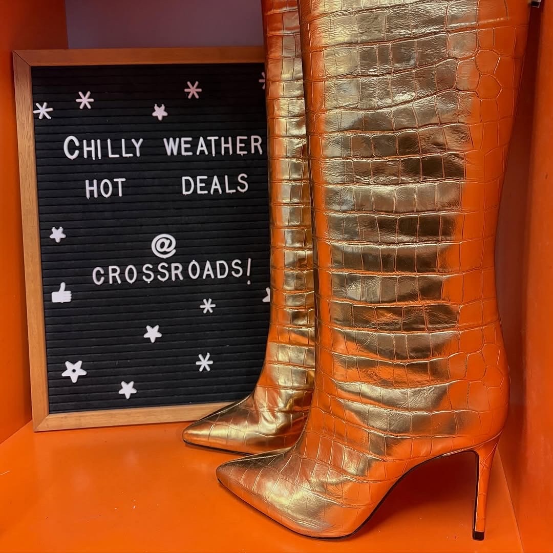 Chilly weather, hot deals @ Crossroads! ❄️🛍️
⠀⠀⠀⠀⠀⠀⠀⠀
We’re buying cold weather clothes! Sweaters, jackets, boots, we want it all! Visit your local Crossroads to refresh your wardrobe for the new season. 🧡
⠀⠀⠀⠀⠀⠀⠀⠀⠀
🔗Link in bio to find a store near you and get more information on selling.
⠀⠀⠀⠀⠀⠀⠀⠀⠀
#1: Crossroads Wicker Park @crossroads_chicagoland
#2: Crossroads Blossom Hill, SJ @crossroads_bayarea
#3: Crossroads Pasadena @crossroads_socal
#4: Crossroads Griffith Park @crossroads_socal
#5: Crossroads Irvine @crossroads_socal
#6: Crossroads Santa Cruz @crossroads_bayarea
#7: Crossroads West San Carlos, SJ @crossroads_bayarea
#8: Crossroads Market Street, SF @crossroads_bayarea
⠀⠀⠀⠀⠀⠀⠀⠀⠀
#crossroadstrading #crossroadsfinds #crossroadsstore #fashionfinds #buyselltrade #style #thriftfinds #consignment #shopping #womensfashion #mensfashion #fashionblogger #ootd #fashion #thrift #sustainablefashion #secondhandfirst #shopthrift #consignment #thrifted