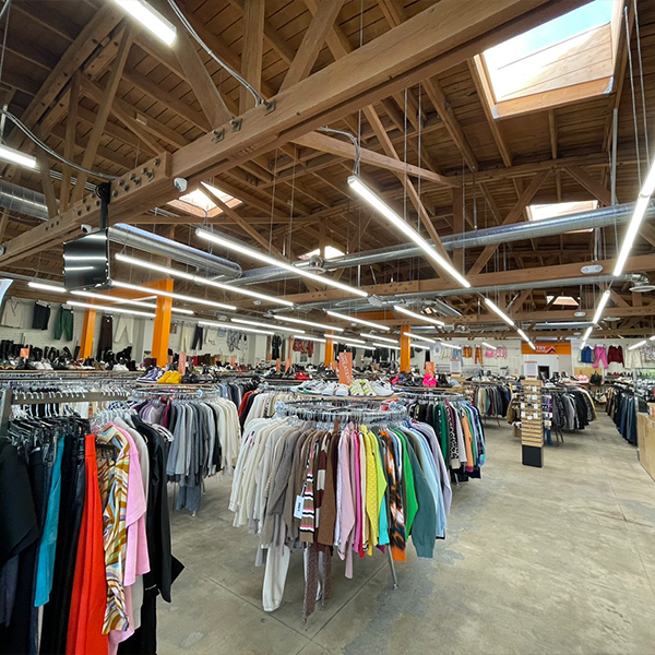 photo of the interior of a crossroads store