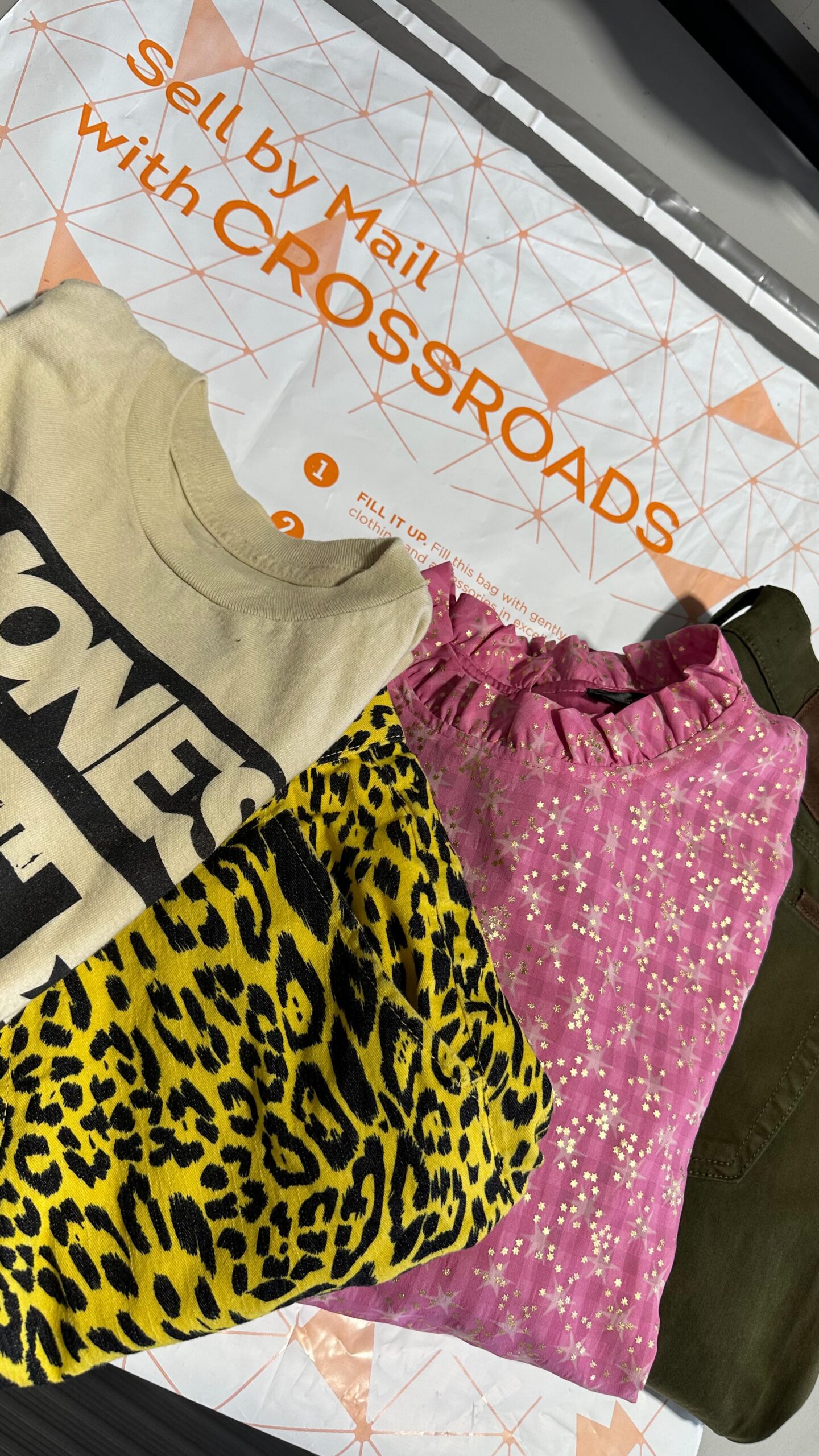 Not near a Crossroads? Don’t have time to sell in store? Try Sell by Mail with Crossroads! 🙂↕️🫶

We make it easy for you to get paid for cleaning out your closet. Just like in our stores, get paid in cash or trade credit. Click the link in our bio to learn more about Sell by Mail. 🧡

#crossroadstrading #crossroadsfinds #crossroadsstore #fashionfinds