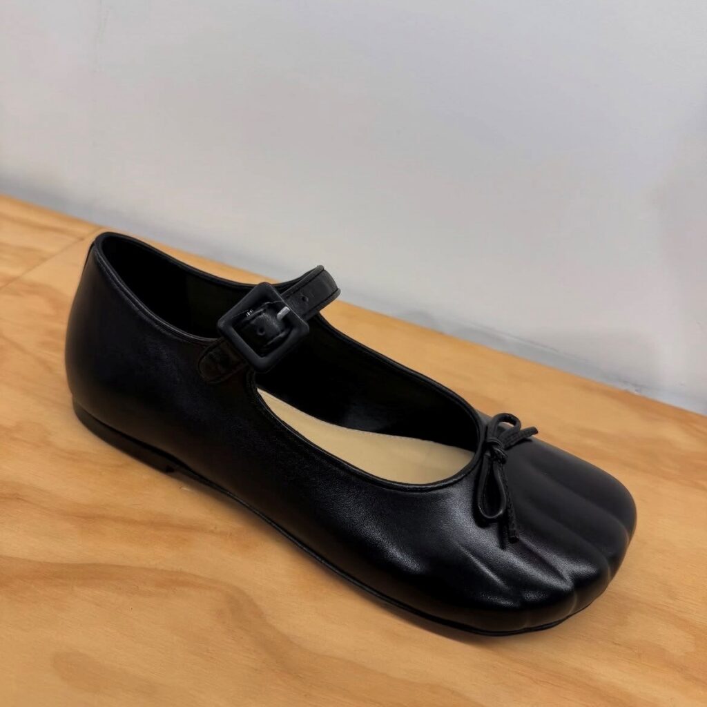black dress shoe