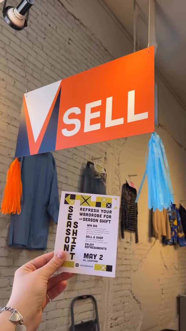 Thank you to everyone who sold and shopped with us at our Season Shift event! 💐🤩🧡

If you missed this event, don’t fret! There are plenty more events coming. Check out our events page on our website to see what’s happening at a Crossroads near you: crossroadstrading.com/events 🥳

🎥: Crossroads Denver @crossroads_colorado 

#crossroadstrading #crossroadsfinds #buyselltrade #events