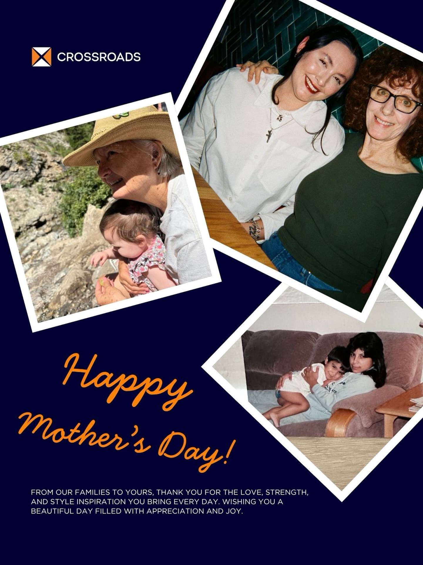Happy Mother’s Day from Crossroads! 💐🫶

Wishing you all a beautiful day filled with appreciation and joy. 🧡

#crossroadstrading #mothersday