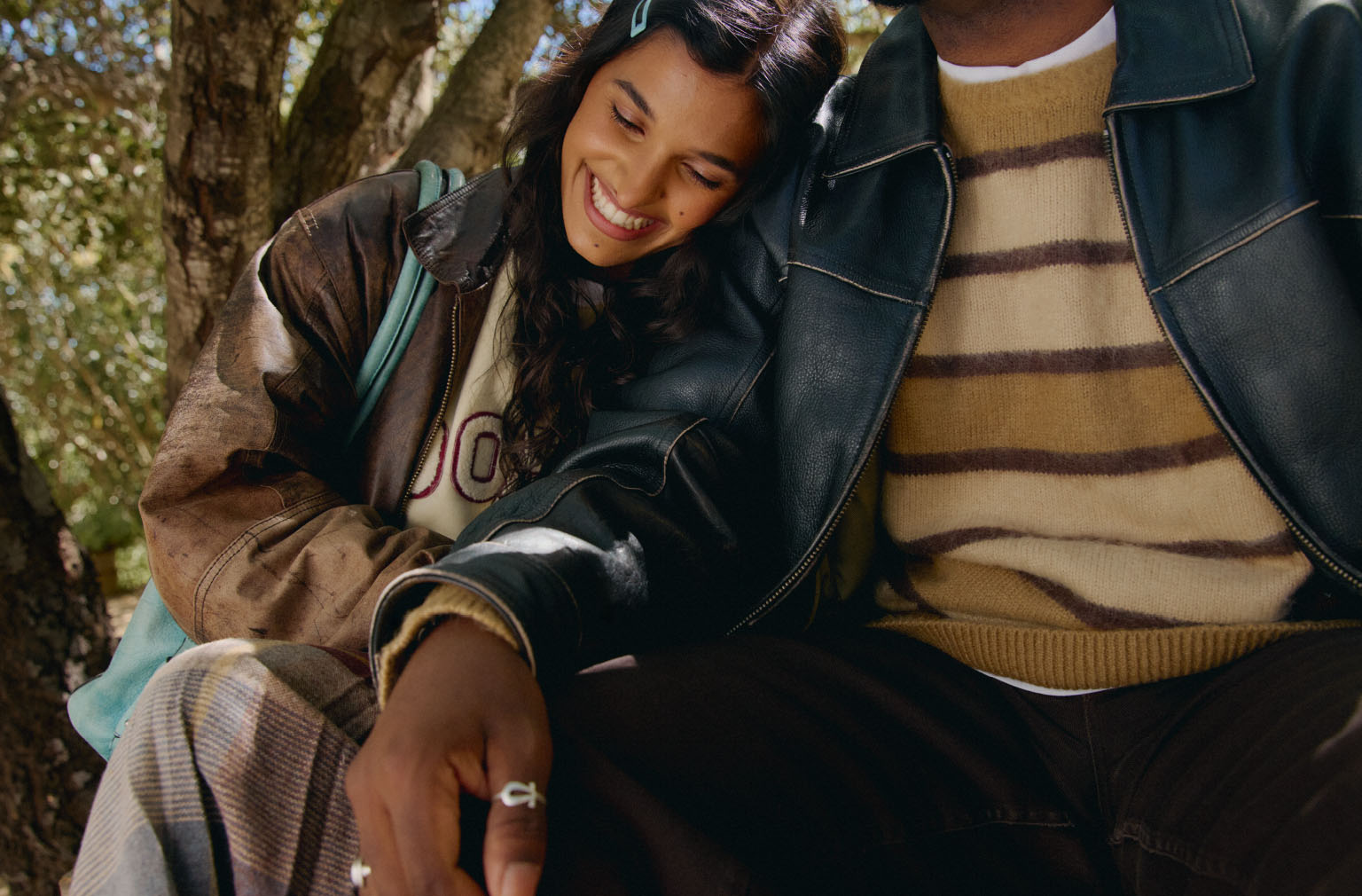 decorative image of models in fall fashion
