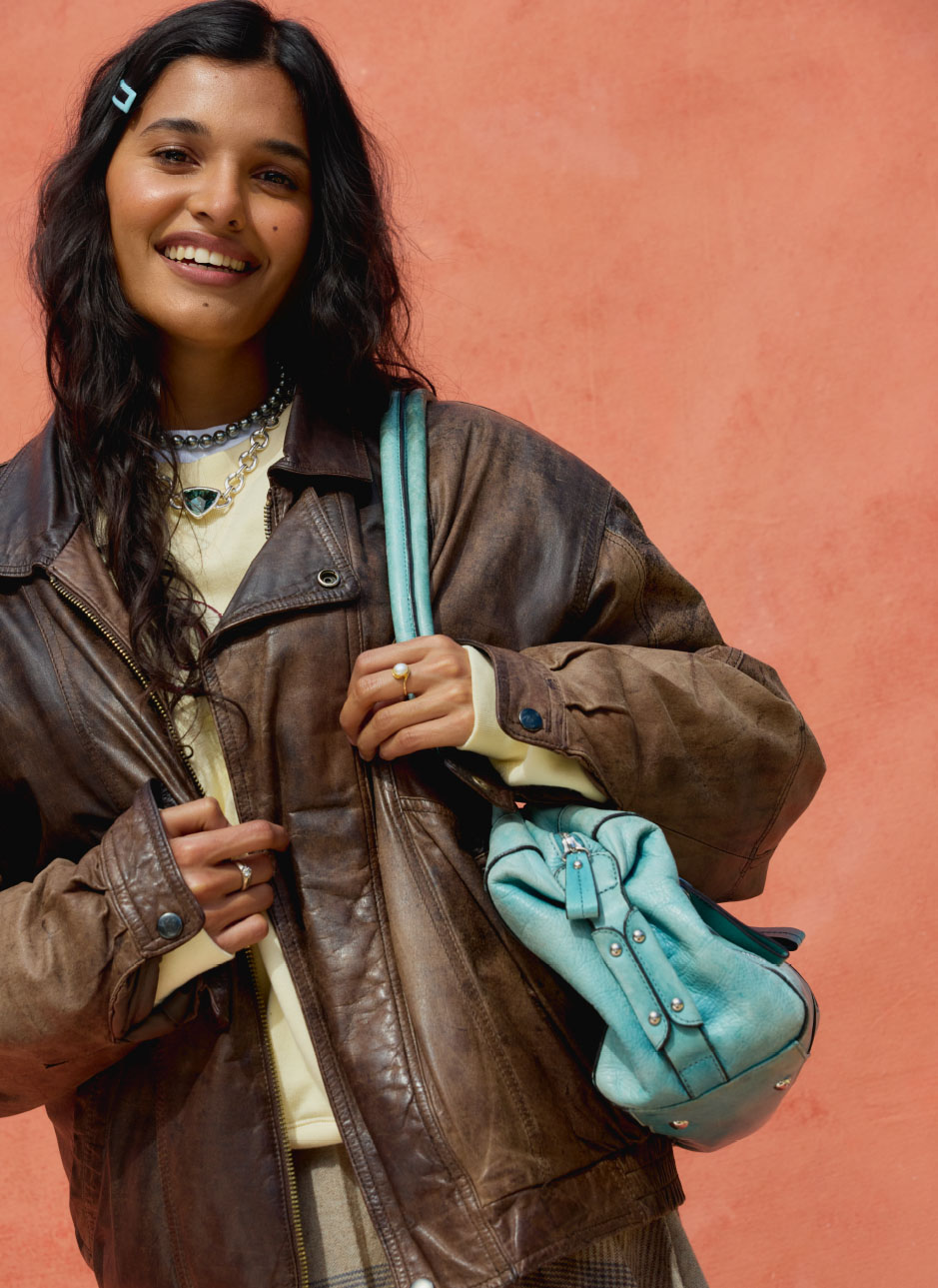 decorative image of models in fall fashion
