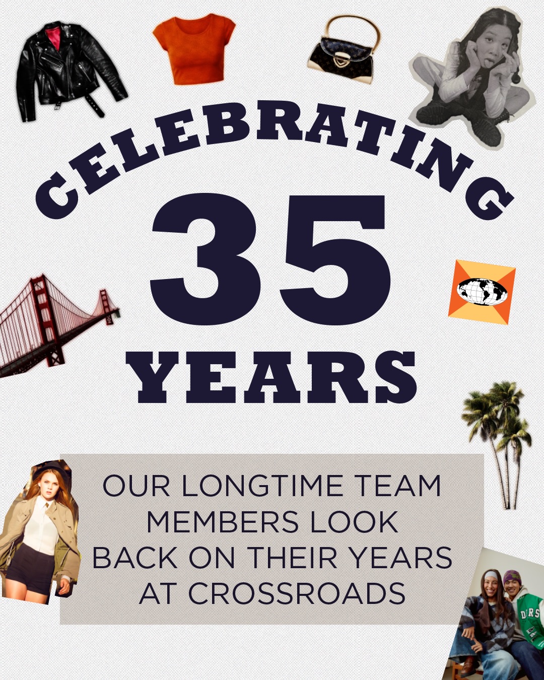 Then & Now: Celebrating 35 Years of Crossroads! 🥳
Behind 35 years of fun, and fabulous finds are the incredible team members who have made Crossroads what it is today!
Swipe through to meet some of our amazing team members and see how their style has evolved over the years! 👀 From iconic throwback looks to timeless personal style. These photos are a reminder that while fashion trends come and go, it’s the people who make Crossroads special. 🧡
Here’s to the team that makes it all happen, and to 35 years of Crossroads! 🎉
Solana, Accounting Specialist:
“Working at Crossroads has really taught me how to style myself more effectively and helped me continuously explore my style identity (I lost count of how many times it changed).”
Solana has been with Crossroads for 16 years. 🤩
Mary Lou, District Buyer Trainer:
“My mom took me to my very first Crossroads when I was in middle school. I loved it so much it was the first place I drove to when I got my license and when I turned 18 and could finally sell on my own. I’m now a mom taking my own daughters to shop, what a full circle moment. Cheers to 35 years!”
Mary Lou has been with Crossroads for 17 years! 🥳
Jason, Senior Store Manager:
“Working for Crossroads for 20 years I’ve held many roles, worked at majority of the stores and have had the best time seeing all the different trends throughout the year.
Highlights for me were moving from Sacramento to the Bay Area to work at headquarters, which I committed by train for the first three months.
Another big highlight was becoming a regional support manager and being able to travel to different stores to provide. Another highlight would be getting my certificate in DEI in the workplace to help facilitate the employee resource group.
The most recent milestone was becoming a senior store manager and now being able to oversee my own store and help out at our sister store in Berkeley.”
Jason has been with Crossroads for 20 years. ✨
Erin is a District Manager at Crossroads. She has been with Crossroads for 18 years! 🎉
Take a look at two photos she shared from her time at Crossroads over the years.
Aili, Buyer Trainer:
“After being with Crossroads for